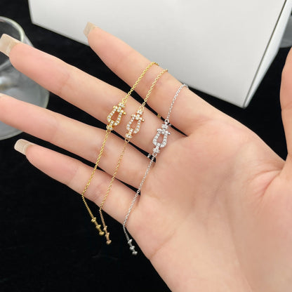 [LuxJewelry]FORCE 10 FULL DIAMOND BUCKLE CHAIN LINK MINI MODEL