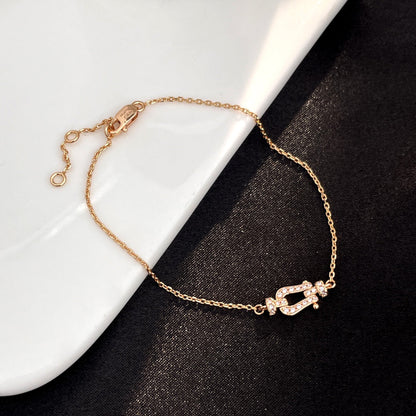 [LuxJewelry]FORCE 10 FULL DIAMOND BUCKLE CHAIN LINK MINI MODEL