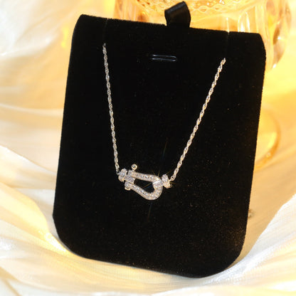 [LuxJewelry]FORCE 10 DIAMOND SILVER NECKLACE MINI MODEL