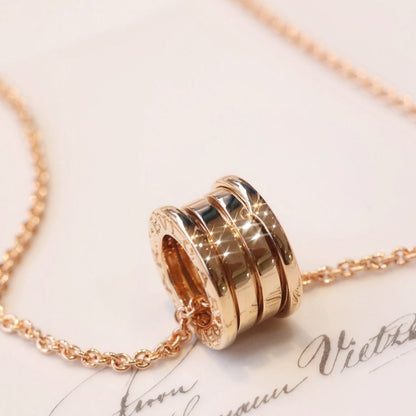 [LuxJewelry]ZERO 1 PINK GOLD NECKLACE