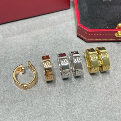 [LuxJewelry]LOVE 5.5MM EARRINGS