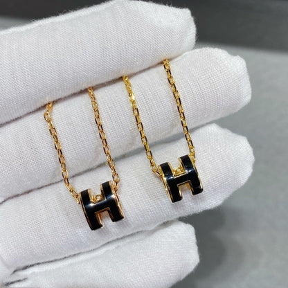 [LuxJewelry]MINI POP H NECKLACE