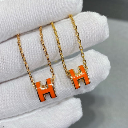 [LuxJewelry]MINI POP H NECKLACE