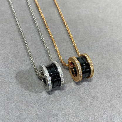 [LuxJewelry]ZERO 1 DIAMOND CERAMIC NECKLACE