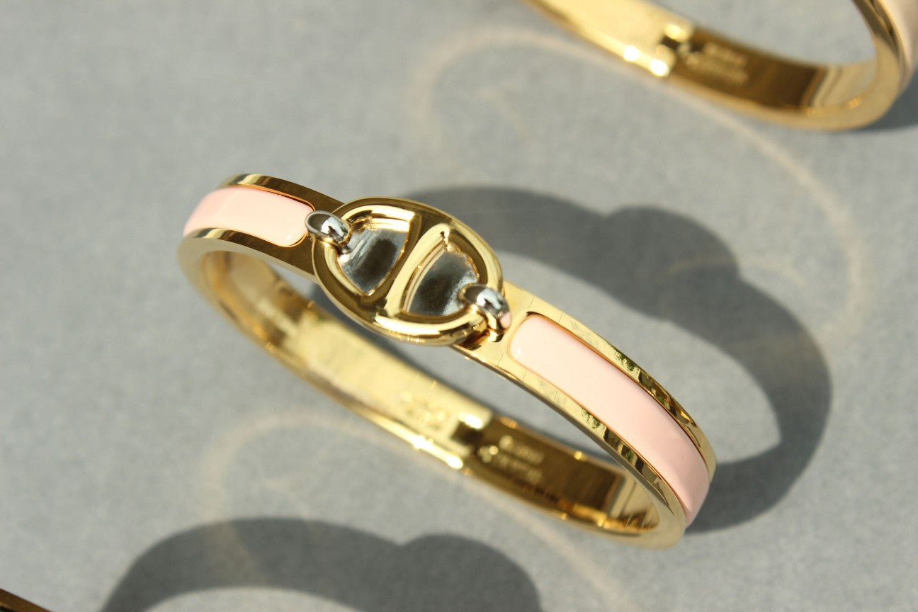 [LuxJewelry]CLIC CHAINE GOLD BRACELET