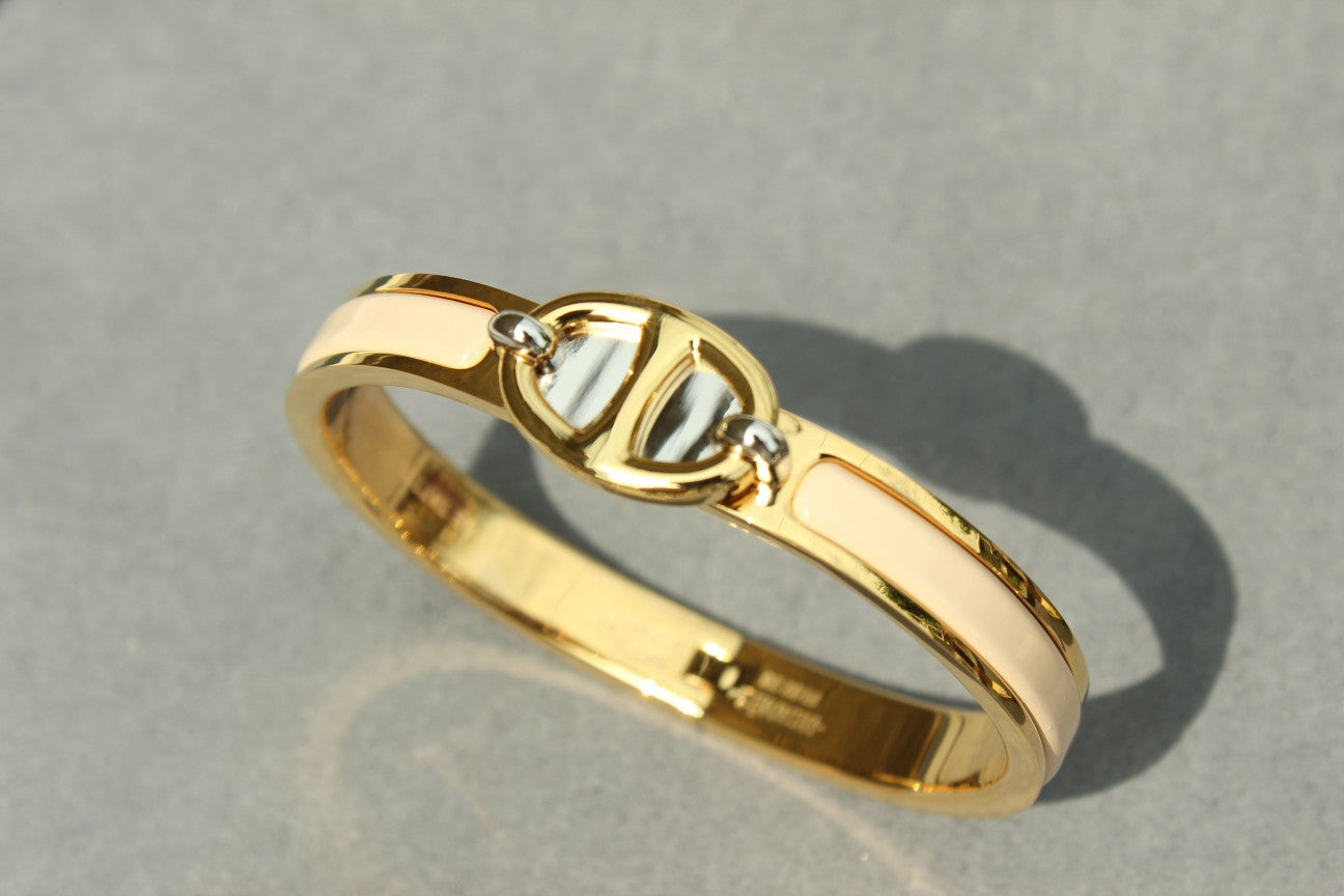 [LuxJewelry]CLIC CHAINE GOLD BRACELET