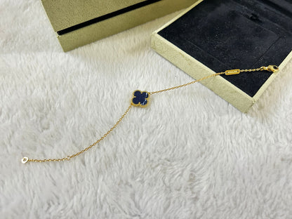 [LuxJewelry]CLOVER 1 MOTIF PIETERSITE BRACELET
