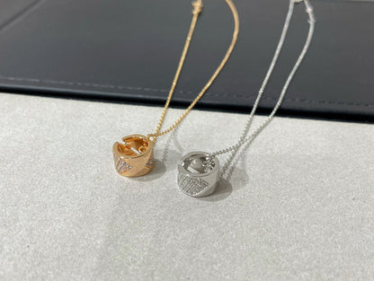 [LuxJewelry]LIENS EVIDENCE DIAMOND PAVED NECKLACE