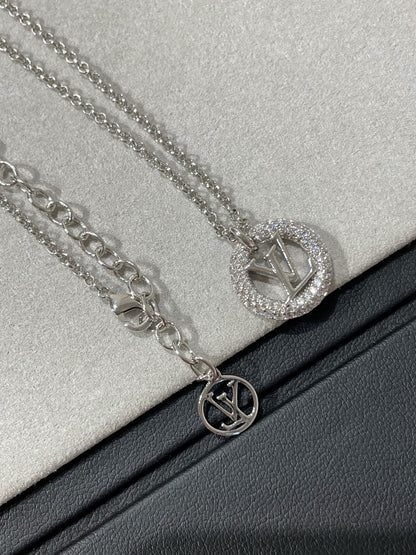 [LuxJewelry]BY NIGHT DIAMOND PAVED NECKLACE