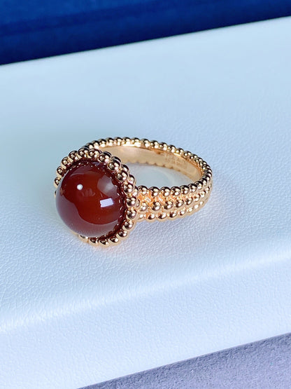 [LuxJewelry]PERLEE COULEURS ROSE GOLD RING