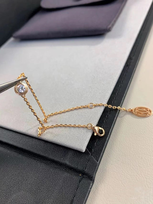 [Top&on]DAMOUR DIAMOND LINK BRACELET
