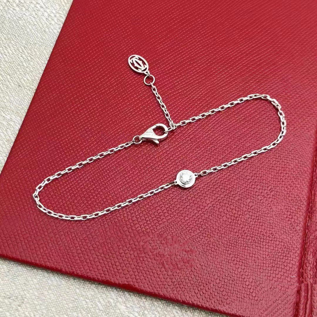[LuxJewelry]DAMOUR DIAMOND LINK BRACELET