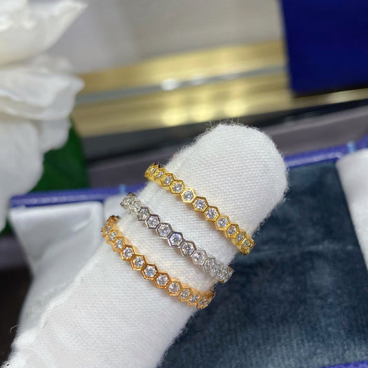 [LuxJewelry]BEE LOVE DIAMOND PAVED SMALL RING