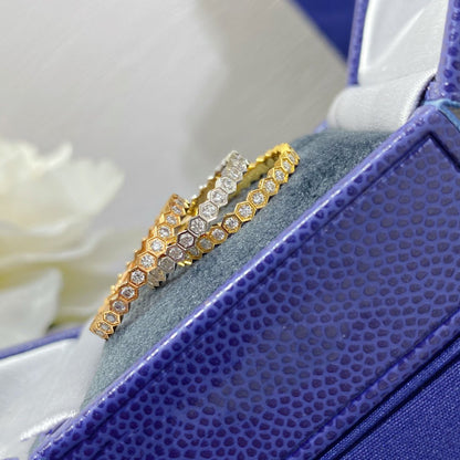 [LuxJewelry]BEE LOVE DIAMOND PAVED SMALL RING