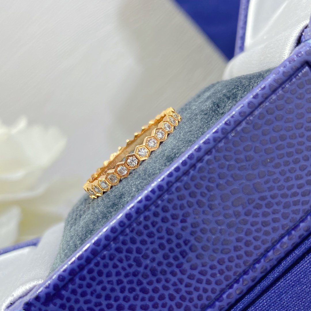 [LuxJewelry]BEE LOVE DIAMOND PAVED SMALL RING