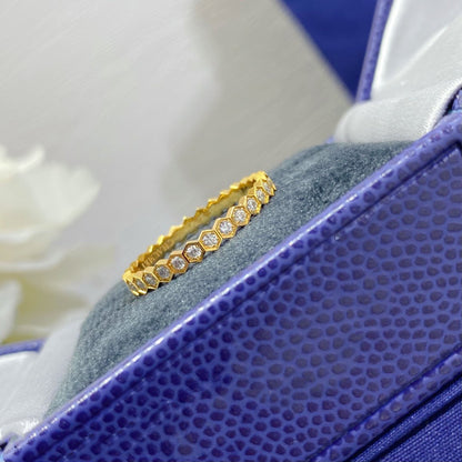[LuxJewelry]BEE LOVE DIAMOND PAVED SMALL RING