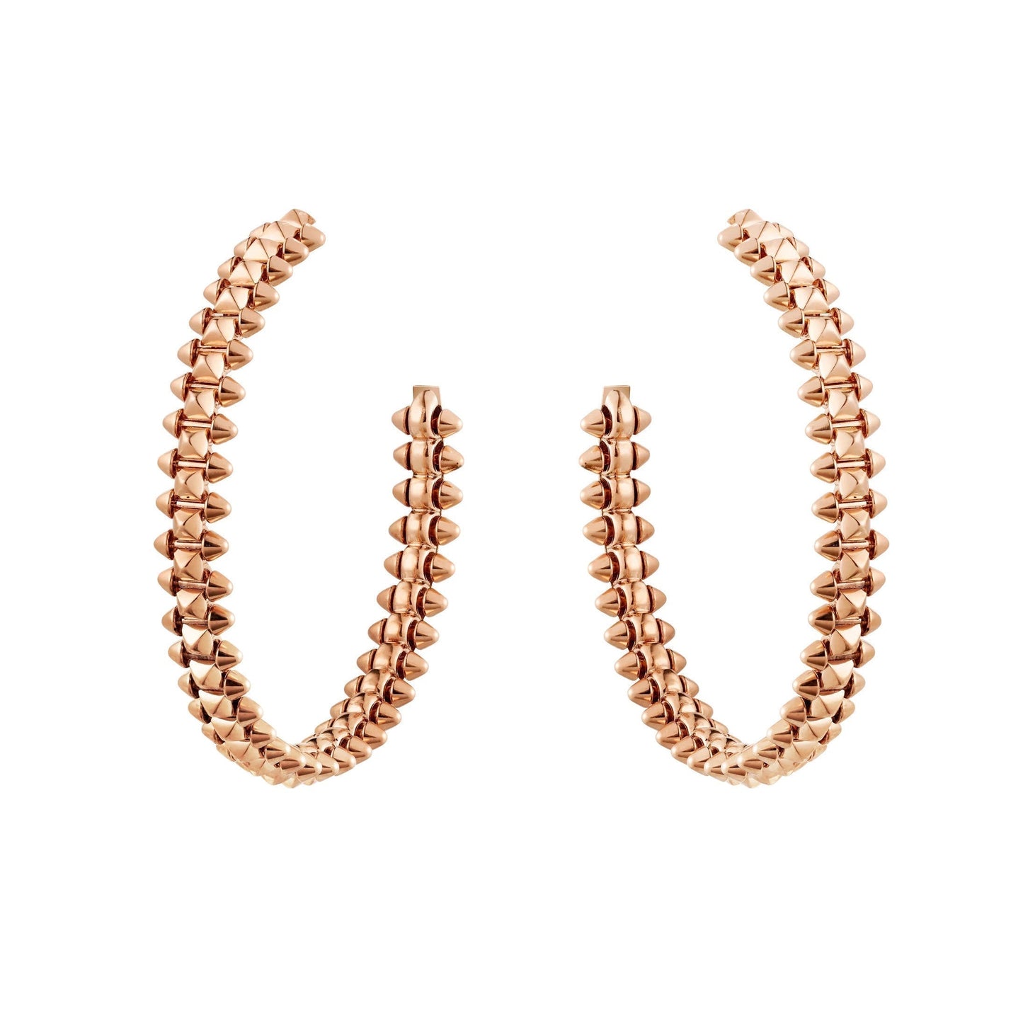 [LuxJewelry]CLASH LARGE HOOP EARRINGS