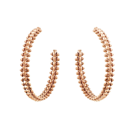 [LuxJewelry]CLASH LARGE HOOP EARRINGS