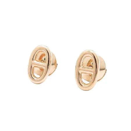 [LuxJewelry]CHAINE SMALL EARRINGS GOLD AND SILVER