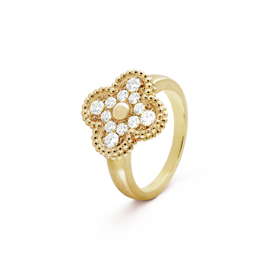 [LuxJewelry]CLOVER DIAMOND RING