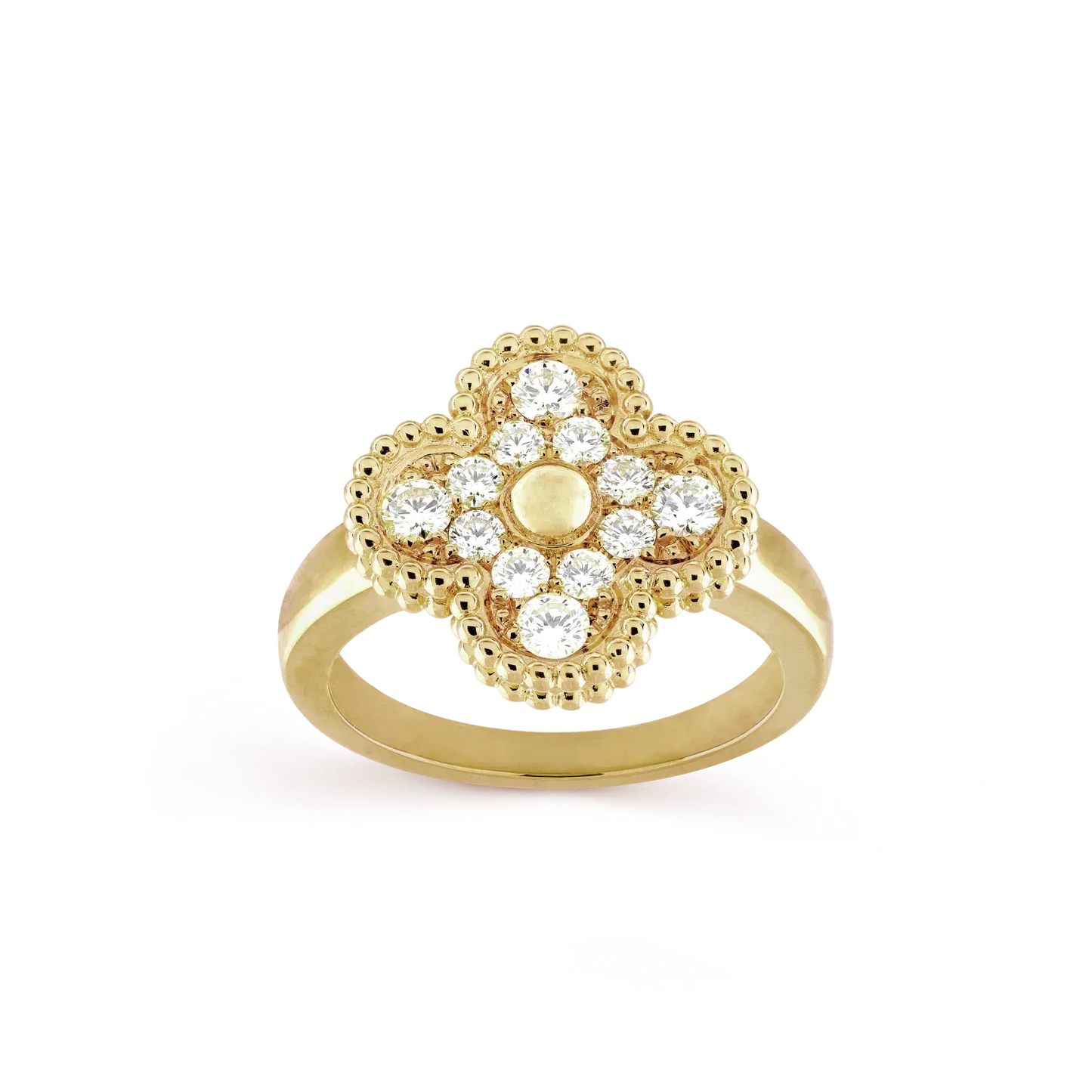 [LuxJewelry]CLOVER DIAMOND RING