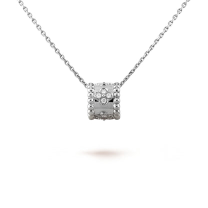 [LuxJewelry]PERLEE PEDANT SIVLER DIAMOND NECKLACE
