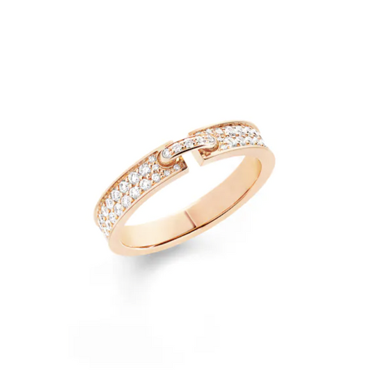 [LuxJewelry]ALLIANCE LIENS VIDENCE PAVED DIAMOND 4MM RING