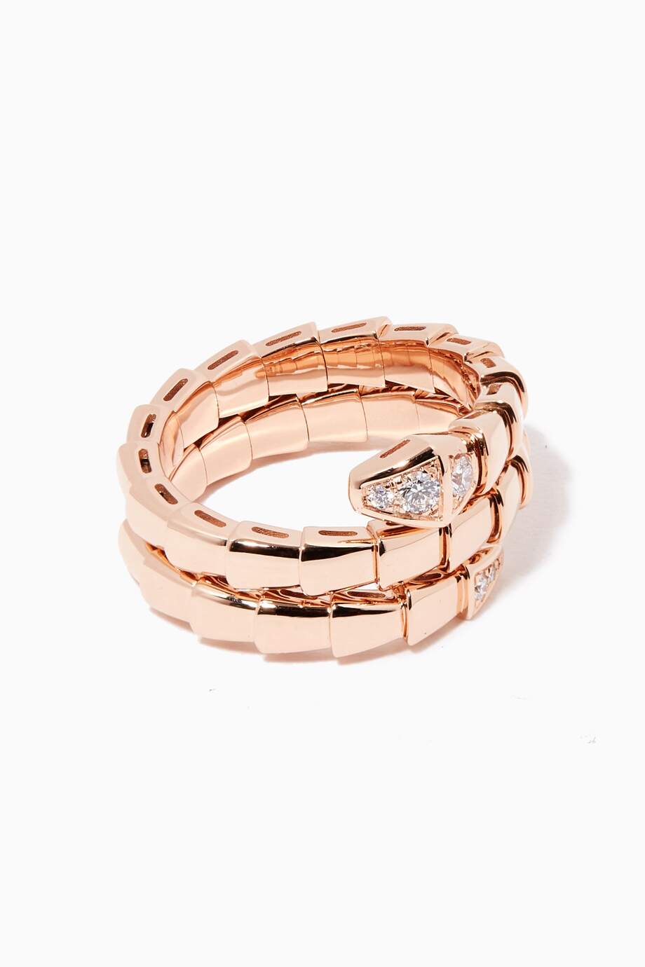 [LuxJewelry]SERPENTS DOUBLE ROW DIAMOND RING