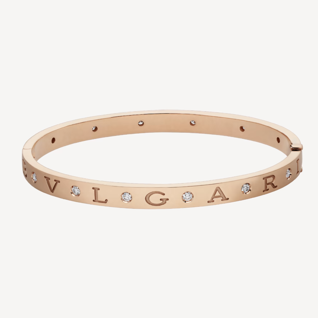 [LuxJewelry]ZERO 1 PINK GOLD 12 DIAMONDS BRACELET