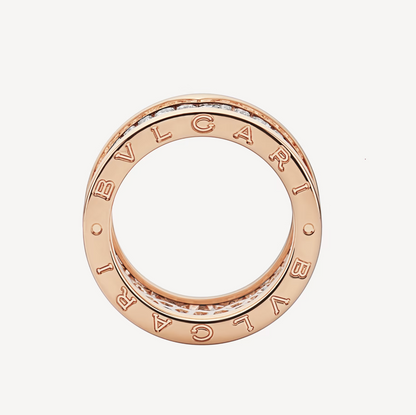 [LuxJewelry]ZERO 1 WITH PAVED DIAMONDS ON THE SPIRAL RING