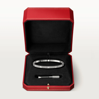 [LuxJewelry]LOVE BRACELET 3.65MM DIAMOND-PAVED