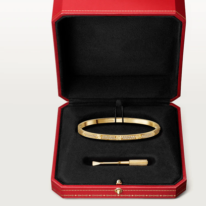 [LuxJewelry]LOVE BRACELET 3.65MM DIAMOND-PAVED