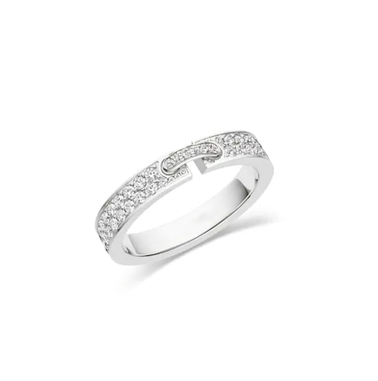 [LuxJewelry]ALLIANCE LIENS VIDENCE PAVED DIAMOND 4MM RING