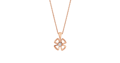 [LuxJewelry]FIOREVER NECKLACE DIAMOND CENTER
