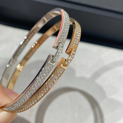 [LuxJewelry]LIENS VIDENCE DIAMOND PAVED BRACELET