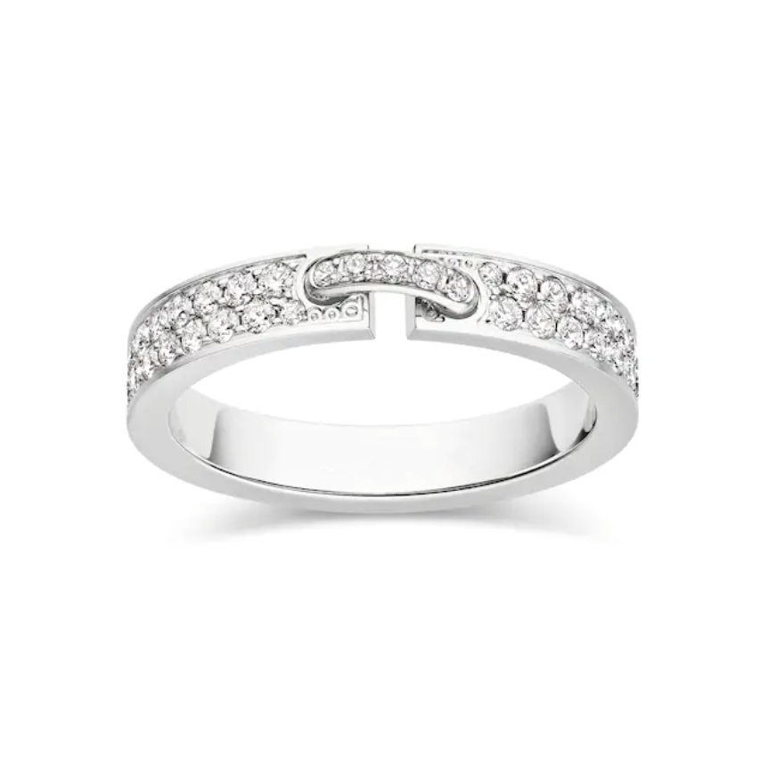 [LuxJewelry]ALLIANCE LIENS VIDENCE PAVED DIAMOND 4MM RING