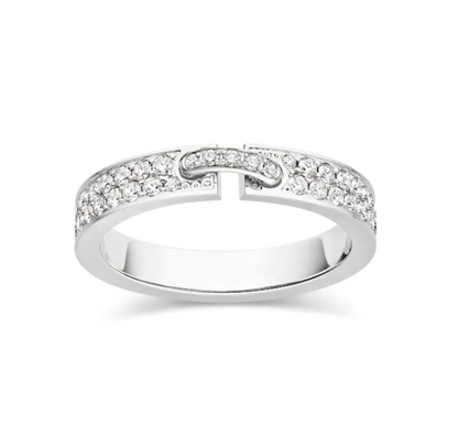 [LuxJewelry]ALLIANCE LIENS VIDENCE PAVED DIAMOND 4MM RING