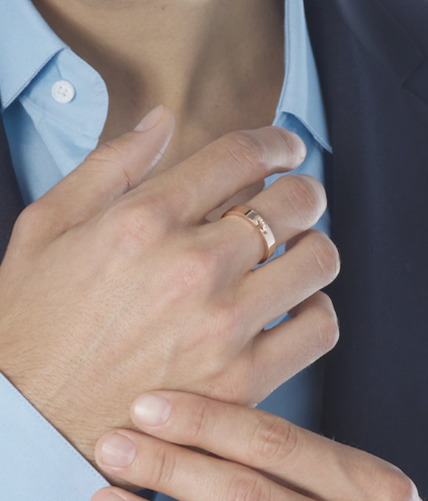 [LuxJewelry]ALLIANCE LIENS VIDENCE DIAMOND 4MM RING