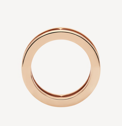 [LuxJewelry]ZERO 1 ONE-BAND WITH OPENWORK LOGO SPIRAL RING