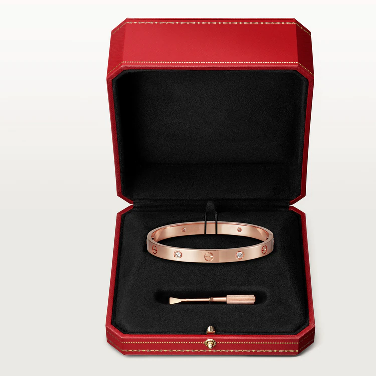[LuxJewelry]LOVE BRACELET 6.1MM 4 DIAMONDS