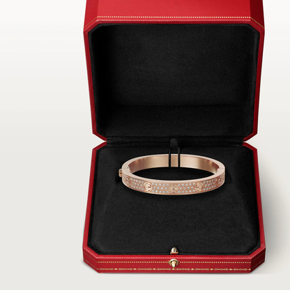 [LuxJewelry]LOVE BRACELET 6.1MM DIAMOND-PAVED