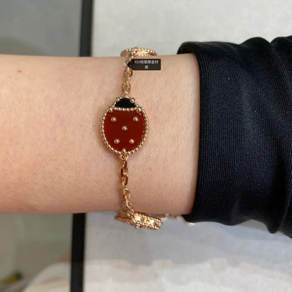 [LuxJewelry]LUCKY SPRING 5 MOTIF BRACELET