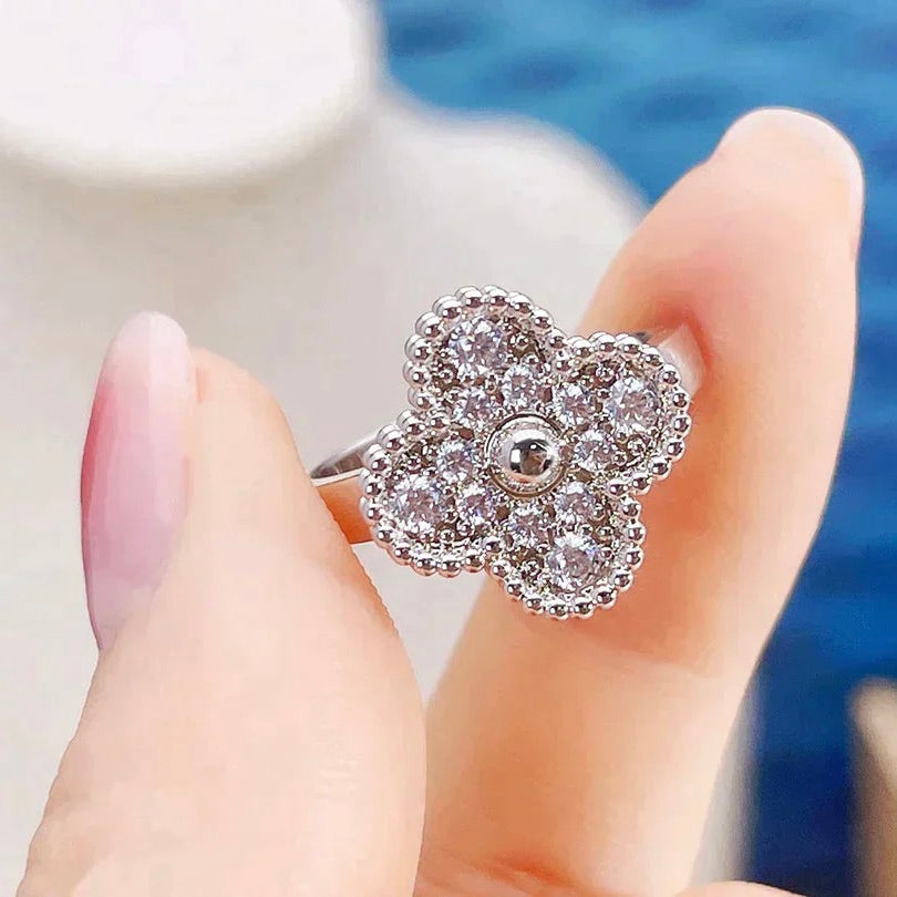 [LuxJewelry]CLOVER DIAMOND RING