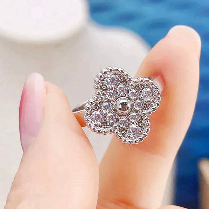 [LuxJewelry]CLOVER DIAMOND RING