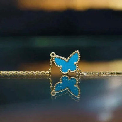 [LuxJewelry]BUTTERFLY TURQUOISE BUTTERFLY BRACELET