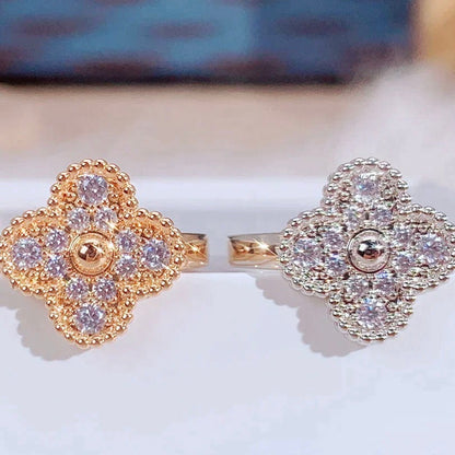 [LuxJewelry]CLOVER DIAMOND RING