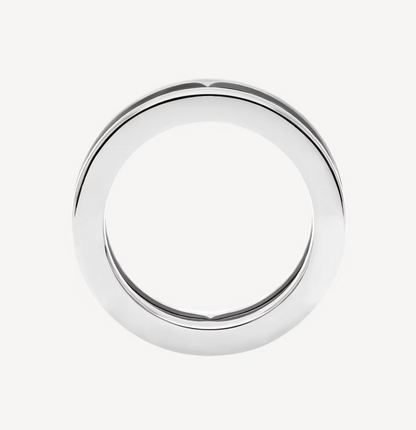 [LuxJewelry]ZERO 1 ONE-BAND WITH OPENWORK LOGO SPIRAL RING