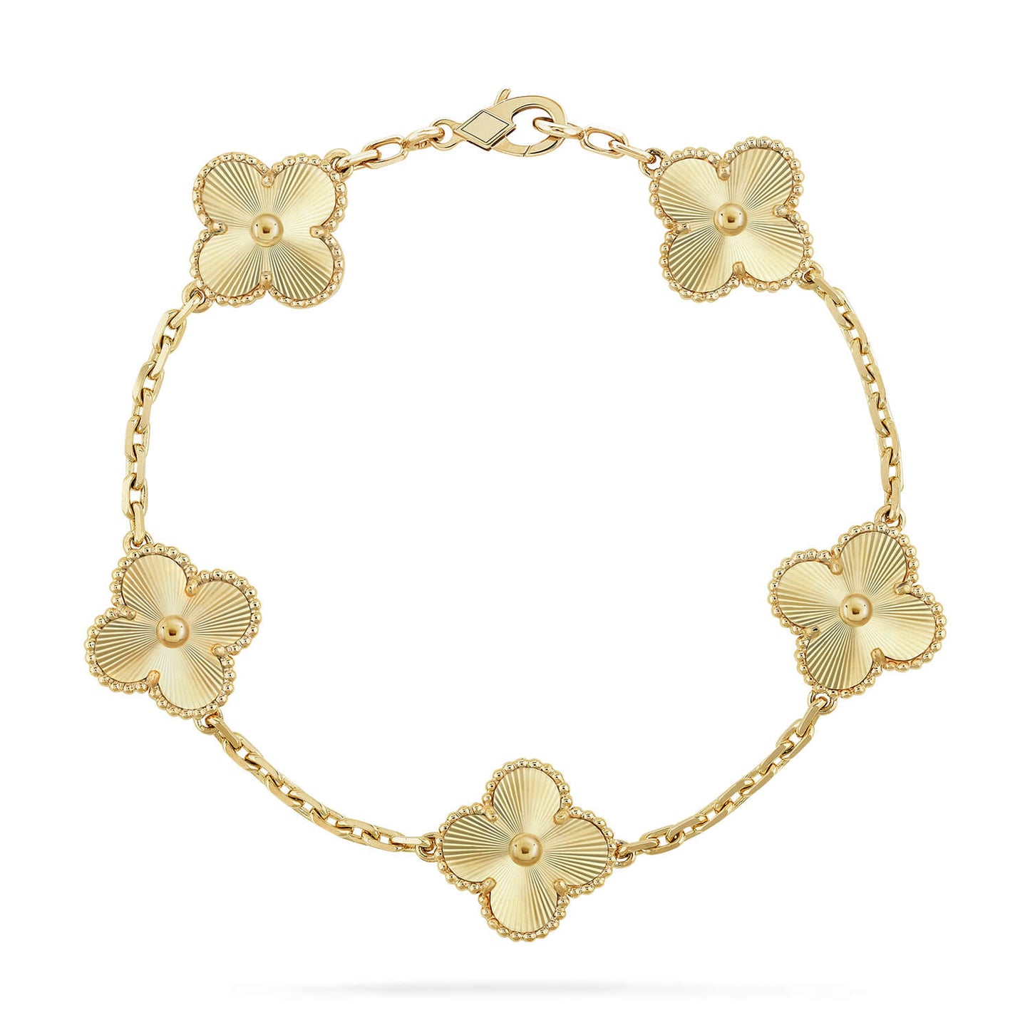 [LuxJewelry]CLOVER 5 FLOWERS LASER BRACELET