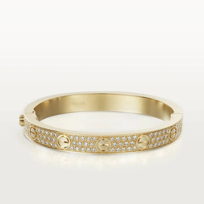 [LuxJewelry]LOVE BRACELET 6.1MM DIAMOND-PAVED