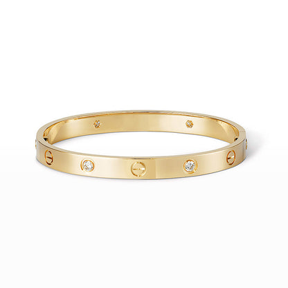 [LuxJewelry]LOVE BRACELET 6.1MM 4 DIAMONDS